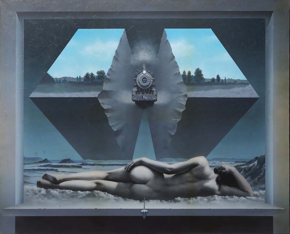 김와곤, 환영을 통해 본 우리들의 자화상, 1993, 캔버스에 아크릴, 132×162cm.jpg