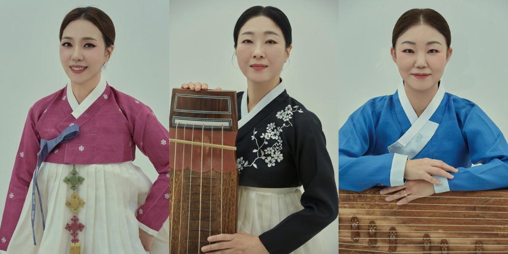 삼부작의 아티스트. 왼쪽부터 김나영(판소리), 김은수(거문고), 서은영(가야금).jpg