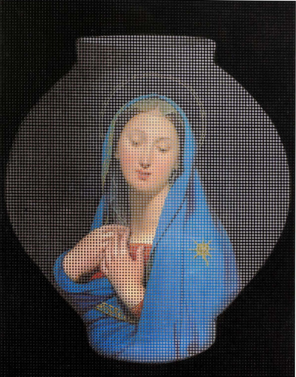 달 항아리와 마리아, 2018, Mixed media on canvas, 116x91cm-2.jpg