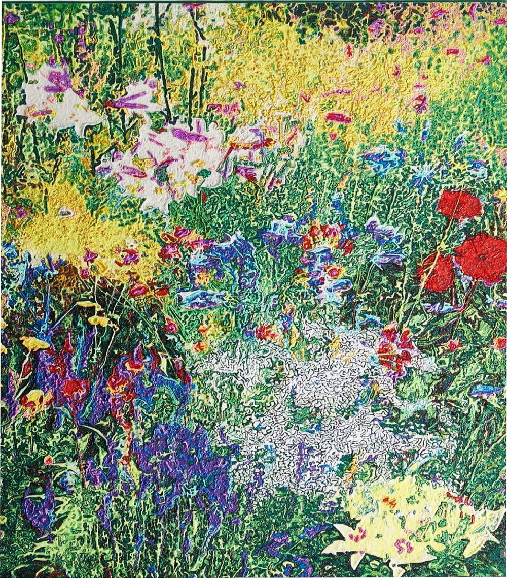꽃밭, 2023, Mixed media on canvas, 145x112cm-2.jpg