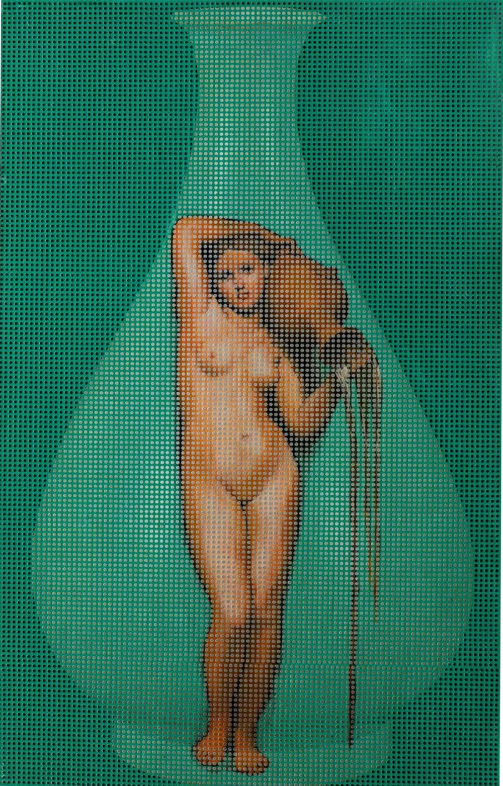 물 긷는 여인, 2018, Mixed media on canvas, 145x112cm.jpg